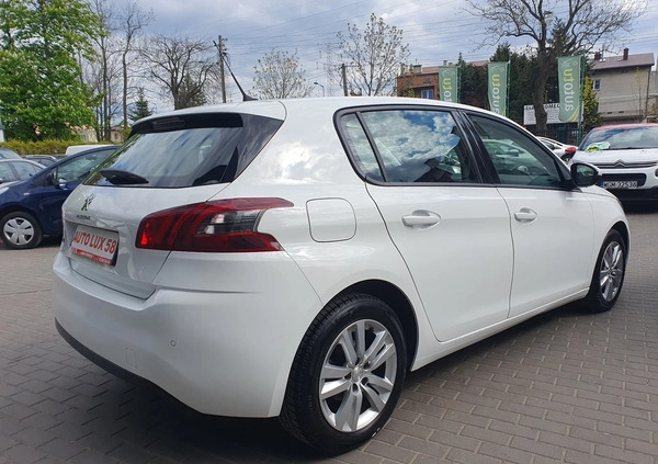 Peugeot 308 cena 39900 przebieg: 133220, rok produkcji 2019 z Warszawa małe 301